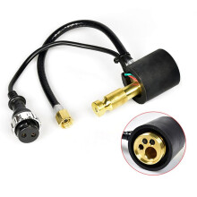 CO2 Welding Torch Connector Adapter for to Euro-Style MIG Welding Gun Conversion for Seamless Machine Upgrades