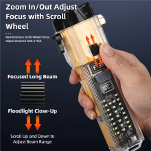 Multifunctional Flashlight Car Safety Hammer Outdoor Emergency Flashlight Rescue Portable Self-Defense Flashlight, 1PC