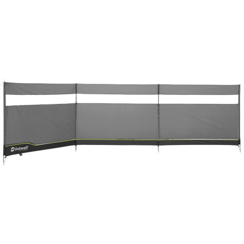 Outwell OUTWELL 5M x 125cm WIND BREAK 3 PANEL CHARCOAL GREY CAMPERVAN TENT BLOCKER PANEL