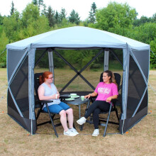 OUTDOOR REVOLUTION SCREENHOUSE 6 EVENT SHELTER GAZEBO POP UP QUICK PITCH