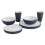 Outwell OUTWELL GALA TABLEWARE SET NAVY CAMPING CARAVAN 2 PERSON DINNER SET ACCESSORY 1