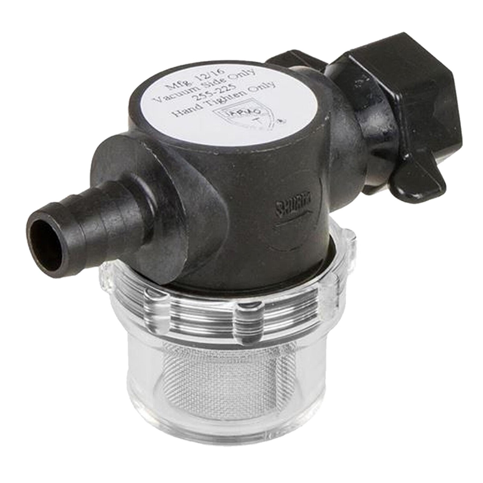 Wingnat SHURFLO WATER PUMP 1/2'' HALF INCH FILTER STRAINER W/ BARBED WINGNUT ...