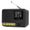 LEMEGA IR1 Portable Internet Radio with DAB,Podcast Player,Bluetooth,Black 1