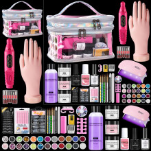 Deciniee Acrylic Nail Kits Full Set for Beginners: Practice Hand & Gift Bag