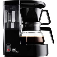 Melitta Filter Coffee Machine, Aromaboy Model, Stainless Steel, Black, Art.No. 6707286