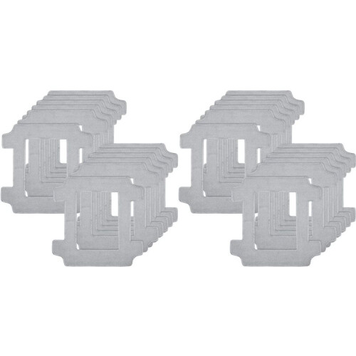 24 Pack Cleaning Cloths Accessories for  Winbot W2S / W2S Omni Window Cleaning Robots, Washable Microfibre Wipes 1