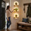 Floating Plant Shelf With Led Light Contemporary Wall Mount For Decor Indoor 5