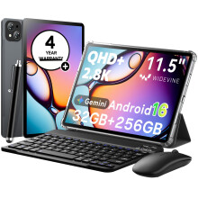 11.5 Inch Android 16 Tablet with Keyboard, 2.8K 120Hz, 4G LTE