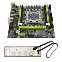 X79G Moederbord+ Kabel+Bezel LGA2011 4XDDR3 RECC Slot M.2 NVME PCI-E X16 6XUSB2.0 SATA3.0 Server Game Moederbord