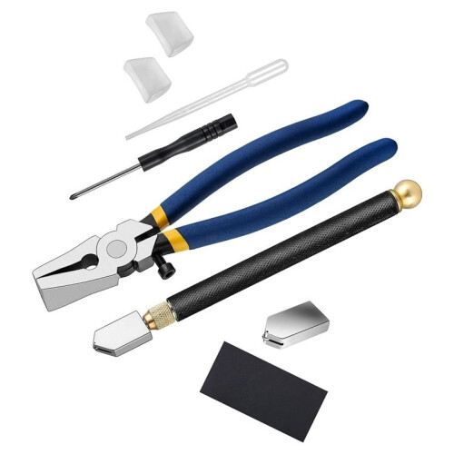 Zware Glassnijset en Oliedruppelaar Constructiegereedschap Glastang voor Glasfusie 2