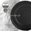 7PC BRUNNER MELAMINE PLATE SET FOR TWO BLACK STACKABLE DISHWASHER SAFE 5