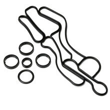 LR013149 LR040738 LR061969 LR124259 Oil Cooler Rubber Gasket Kit - High-Temperature Replacement Gasket Set