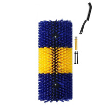 Goat Scratching Brush Post with Cleaning Tool for Livestock, Grooming and Massage