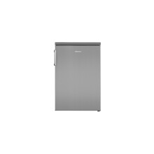 Hisense RL170D4BCE 133L Under Counter Larder Fridge with LED Lighting 56 84.5 57.5 cm (WHD), Stainless Steel, Grey