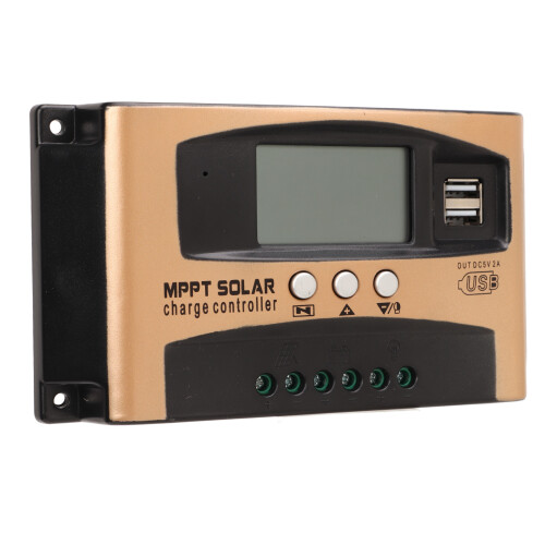 MPPT Laderegler 30A Solar LCD Gold