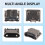 60Pcs Micro-USB Type B Female 5 Pin SMT Placement SMD DIP Socket Connector 6