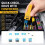 Car Fuse Tester,Fuse Continuity Tester,Fuse Detection Extractor, Universal DC24 Car Inspector Disassembly Tool 3