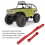 RC Lenkstange Aluminium SCX24 rot 15
