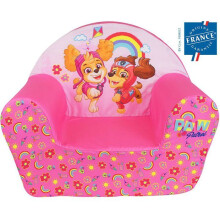 Child Club Armchair - FUN HOUSE - Paw Patrol Stella and Liberty - Guaranteed Origin France - Lightweight Foam - 52 x 42 x 33 cm