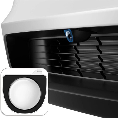 Front Camera Protector [Front Bumper Lens Guard] for  Model Y with Precision Alignment Clears Fog Fast 1
