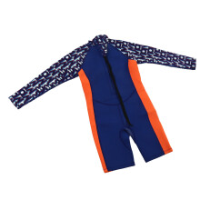 Tauchanzug Kinder 2,5mm Neopren Langarm Gr.8 Blau