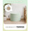 Bonlife Extra Large Round Ottoman with Storage, Folding Boucle Stool, 56cm 3