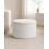 Bonlife Extra Large Round Ottoman with Storage, Folding Boucle Stool, 56cm 7