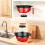 KOMORE Popcorn Machine, Popcorn Maker, Nonstick Coating, Removable Lid Red 7