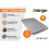 Vango VANGO DOUBLE AIRBED FLOCKED INFLATABLE CAMPING BED CAMP MATTRESS GREY 2