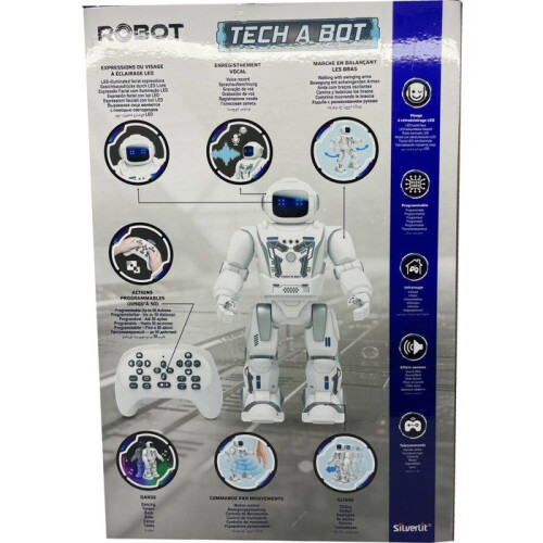 Interaktiver programmierbarer Roboter - SILVERLIT - YCOO Tech A Bot - 40 cm - 50 programmierbare Aktionen - Fernbedienung 2