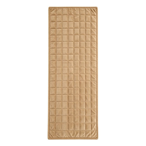 1 Almofada de Sofá Boêmia Acolchoada À Mão, Protetor de Sofá de Veludo Cotelê Grosso com Babados, para Quarto e Sala de Estar, 70x180cm