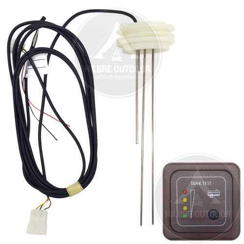 CBE 12V WASTE WATER LEVEL GUAGE LED INDICATOR PANEL CAMPERVAN CARAVAN MTT