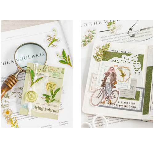 30 Stück Blumenaufkleber für Journaling 2