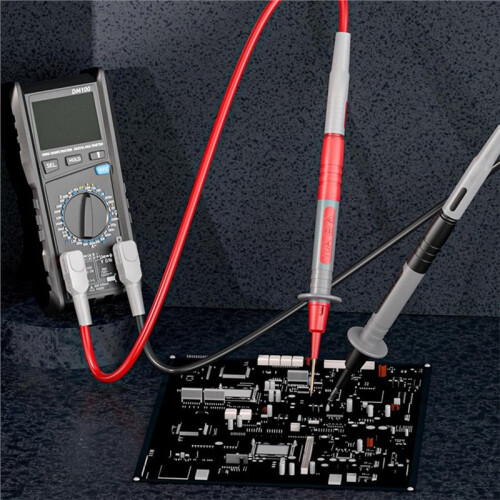Replaceable Multimeter Test Probe Set Piercing Tips Test Leads Kit for Auto Repair Digital Multimeter Testing 1