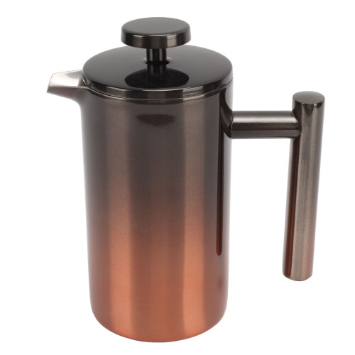 French Press 350 ml Kanne aus Edelstahl 1