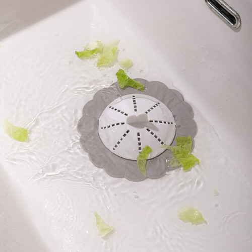 Badezimmerfilter Bodenablaufabdeckung Grau 2
