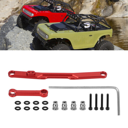 Lenkstange SCX24 1/24 rot Alu