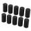 Vakuumschlauchkappe Silikon 10 mm 10 Stück Black 18