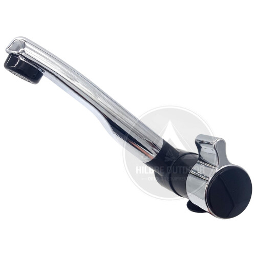 CHROME CARAVAN TAP 12V COMET LONDON COLD WATER MICROSWITCH 20mm CAMPERVAN 1