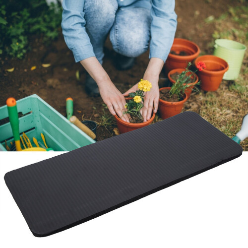 Knieschutz Garten EVA schwarz mit Gurt 2