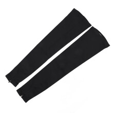 Sommer Beinstulpen Sonnenschutz M Schwarz Radsport
