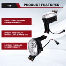 1set Front Fog Lights 55077475AC 55077474AC 55077239AB 55077238AB for Ram 2002-2008 Grand Cherokee 2003-2006