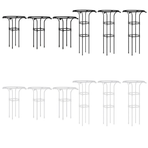 Rankhilfe Einzelring 65cm Weiß Schirm 1