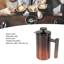 Kaffeebereiter 350 ml Edelstahl doppelwandig
