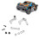 Traxxas Alu Servo Saver Set Slash 2WD Silber 1