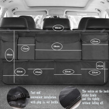 Auto Rückenlehne Organizer mit Gurten