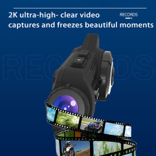 Bluetooth Headset Motorradhelm mit 2K Kamera S3