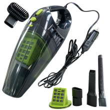 4500Pa Corded Car Vacuum Cleaner, Portable Handheld Automatic Vacuum Cleaner With Flexible Hose, Crevice Nozzle And Brush