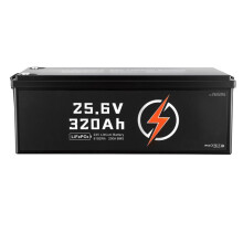 Lithium-Batterie LiFePO4 24 V 320 Ah mit Bluetooth - Duoku - 4000+ Zyklen, BMS 200 A, Ideal für Wohnmobile, Elektromotoren