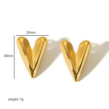 (Style F) Geometric Titanium Steel Ear Jewelry For Women With Round And Elements Square